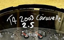 Vw T4 Transporter Caravelle 2.5 Tdi Instrument Speedo Cluster 7d0920902p 2003