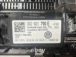 Vw Tiguan 2.0 Diesel Speedo Clock Instrument Cluster 3g0920790e 2016 2020 R392