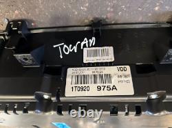 Vw Touran Mk3 1t3 2010-2015 Tdi Diesel Dsg Auto Cluster Speedo Clocks 1t0920975a