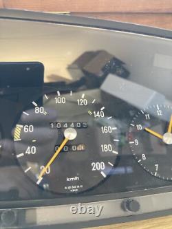 W123 Speedometer 200km/h104403 Miles250 Petrol87001050W=0881 Series6 Zy