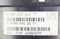 W163 ML 55 AMG Combo Instrument Speedometer 260KM/H Automatic Transmission A1635402311