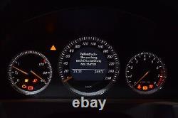 W204 C180 speedometer instrument cluster speedometer 260 km/h manual transmission A2045402648 VDO