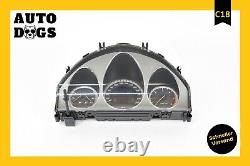 W204 C220 Speedometer A2044400647 Instrument Cluster Speedometer Manual Transmission OM 651911