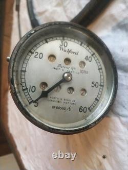 Watford Speedometer MC 85mm Speedometer Tachometer Brass Norton BSA Austin Motorcycle