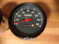 Yamaha RD 50 DX Clock Set Speedo Speedometer Rev Counter Tachometer M