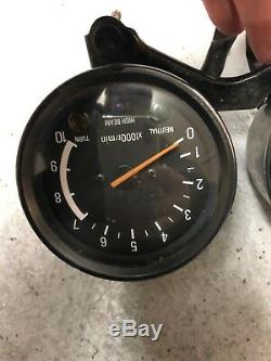 Yamaha SR 500 Clocks Speedo Speedometer & Tachometer Rev Counter & Bracket XT