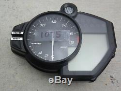 Yamaha Yzfr6 Yzf R6 17-20 Gauges Gauge Speedo Speedometer Cluster 1075 Miles